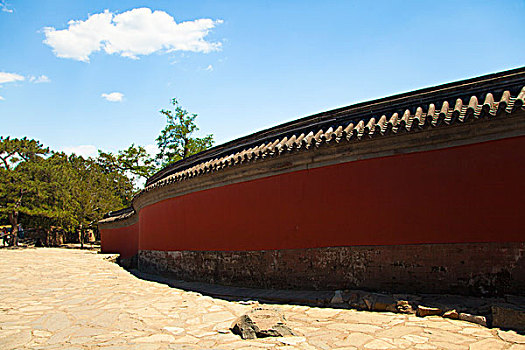 颐和园的红墙