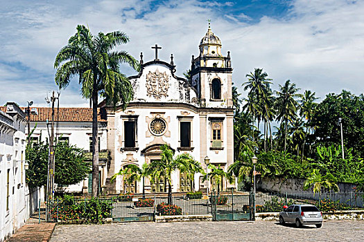 便当,大教堂,世界遗产,伯南布哥,巴西,南美