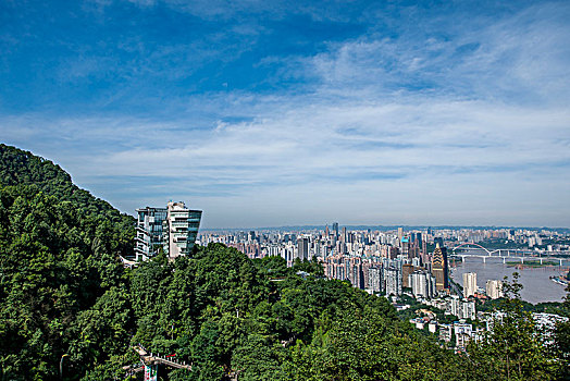 2018年重庆市南岸区南山一棵树风景区观景阁楼