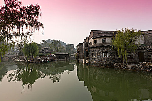 北京中国河流古建筑