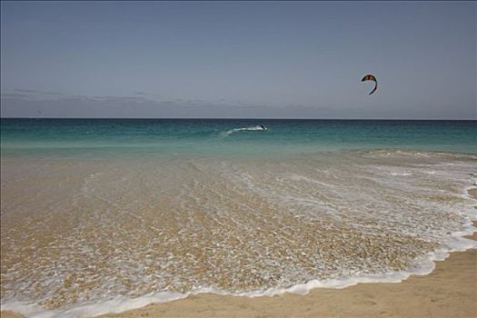 风筝冲浪,圣马利亚,岛屿,佛得角,非洲