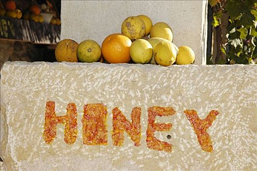 蜂蜜,出售,白色海岸,西班牙,特色食品,食物