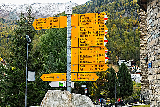方向,策马特峰,瑞士