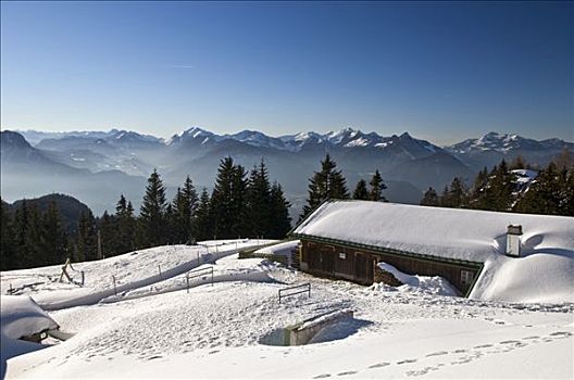 山间小屋,科夫斯坦,提洛尔,奥地利