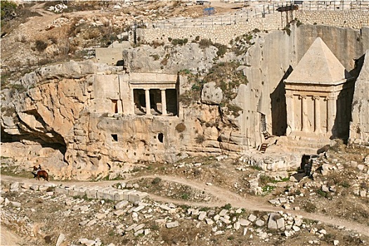 墓地,牧师,古老,犹太,3000年,橄榄,耶路撒冷,以色列
