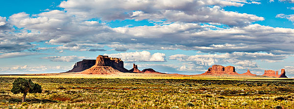 方山,纪念碑谷纳瓦霍部落公园,纳瓦霍部落,亚利桑那,犹他,美国,北美