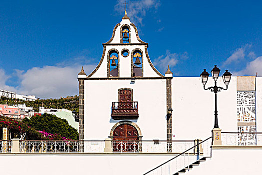 圣米盖尔教堂,西班牙广场,帕尔玛,岛屿,加纳利群岛,西班牙