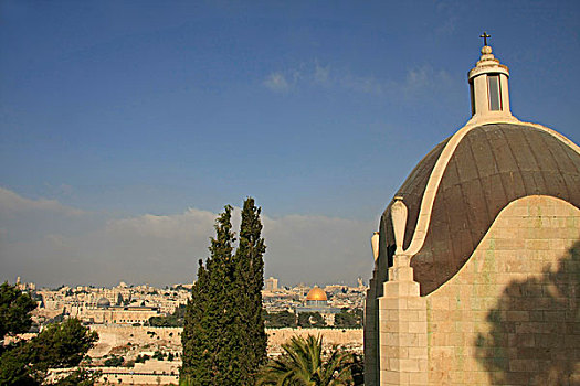 教堂,橄榄,耶路撒冷,以色列
