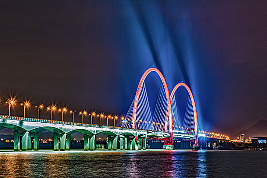 杭州之江大桥全景