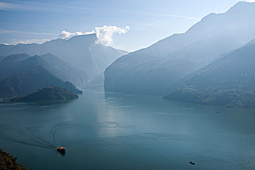 长江三峡奉节江河水域