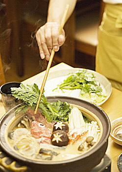 日式,杂烩汤