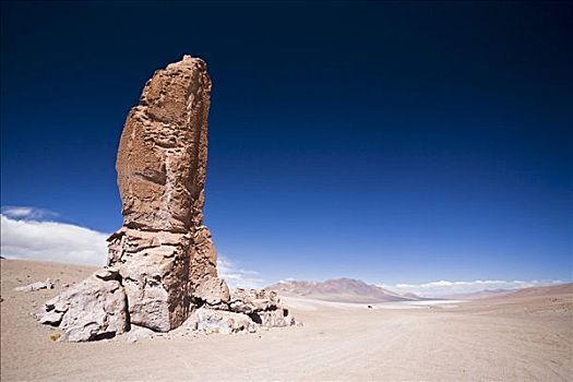 石头,复活节岛石像,荒漠景观,高原,智利,南美