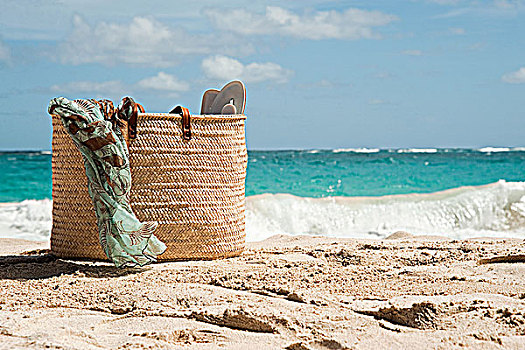 海滨游泳手提袋,沙滩,石榴汁糖浆,岛屿