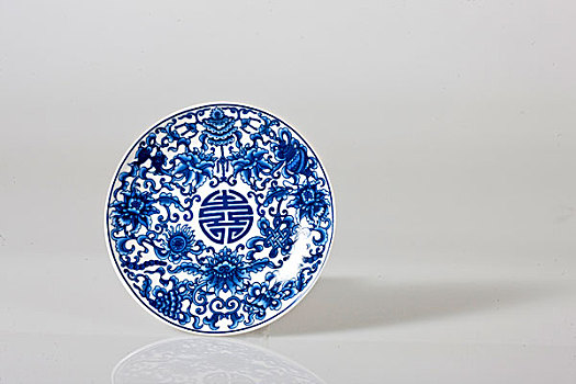 寿字陶瓷盘