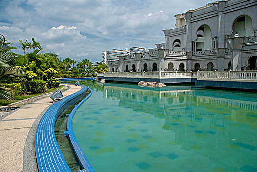 吉隆坡,马来西亚,建筑,水