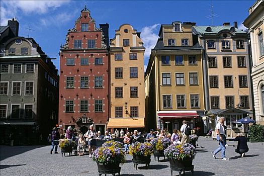 历史,中心,斯德哥尔摩,瑞典,斯堪的纳维亚