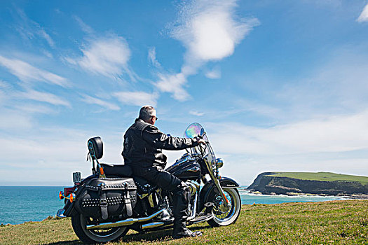 骑摩托,南岛,新西兰