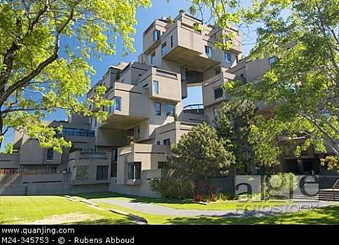 住房,复杂,设计,建筑师,建造,蒙特利尔,魁北克,加拿大