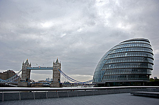塔桥,市政厅,南华克,伦敦
