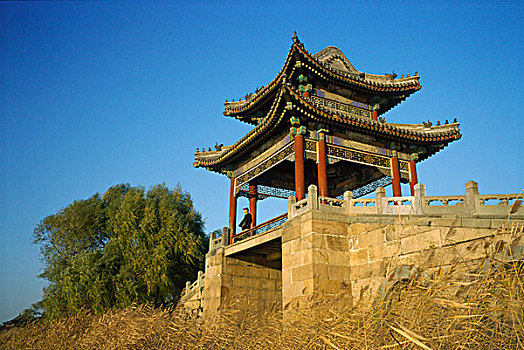 中国,北京,颐和园,塔