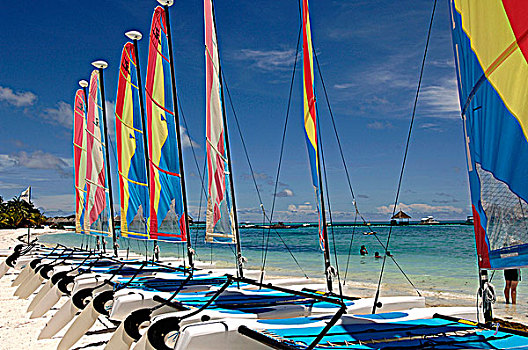 马尔代夫,双体船,海滩