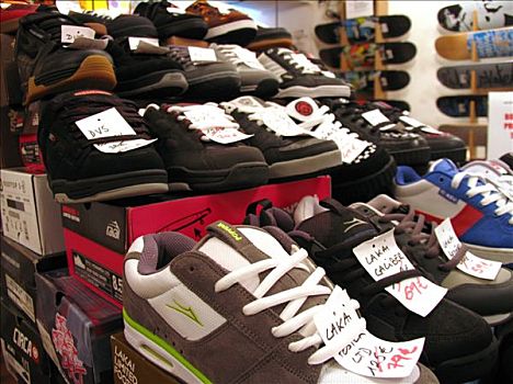 滑板,鞋,商店