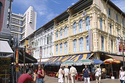 唐人街,游客,购物,新加坡