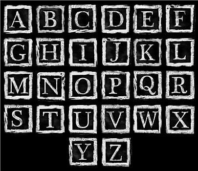 字母,金属,邮票,文字,白色