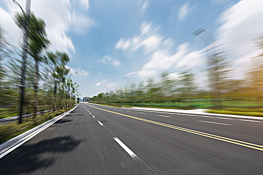 空,郊区,沥青,道路