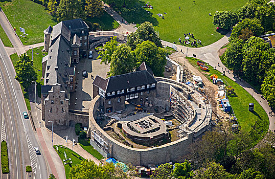 修复,城堡,鲁尔区,北莱茵威斯特伐利亚,德国,欧洲