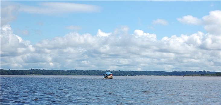 亚马逊河,风景,船