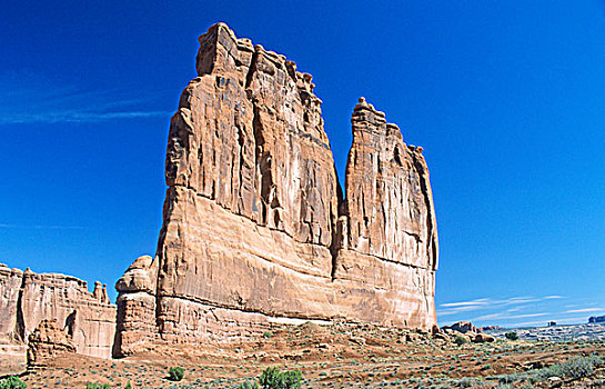 岩石构造,拱门国家公园,犹他,美国,北美