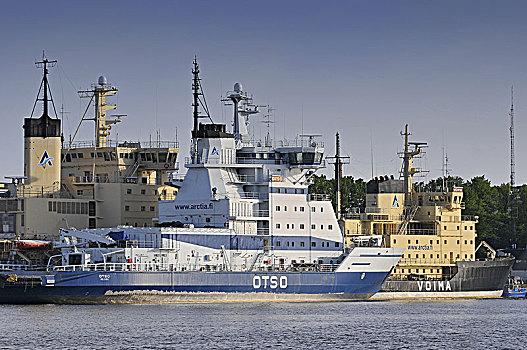 破冰船,港口,赫尔辛基,芬兰