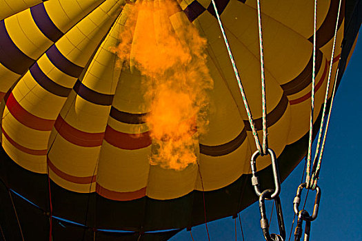 向上,飞行,乘气球,国家森林,塞多纳,亚利桑那,美国