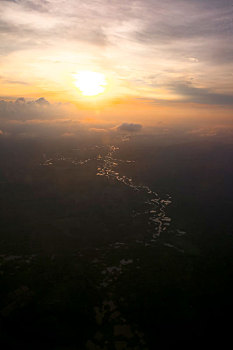 印尼勿里洞夕阳