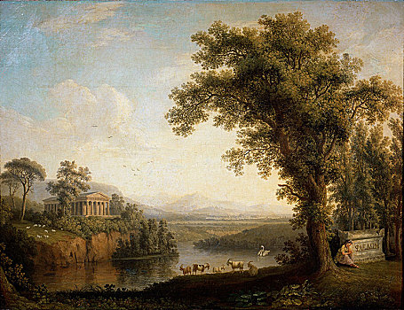 风景,1785年,艺术家