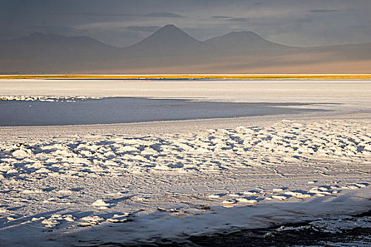积雪,风景,佩特罗,阿塔卡马沙漠,智利