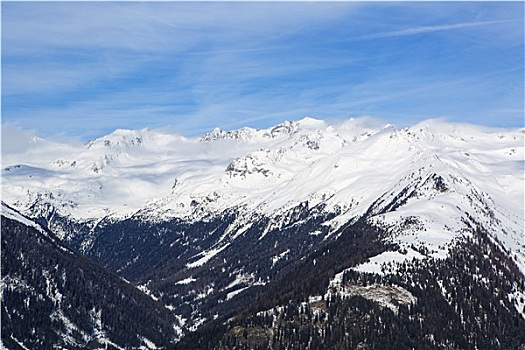 山景,奥地利,阿尔卑斯山