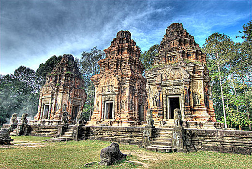 柬埔寨,吴哥窟,庙宇,遗址