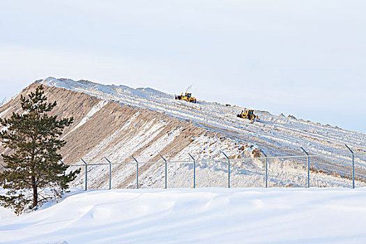 雪,存储,场所,艾伯塔省,加拿大