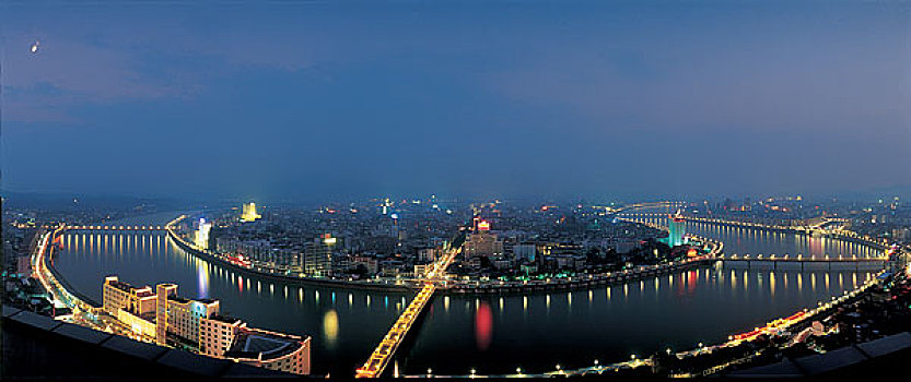 中国广州珠江夜景