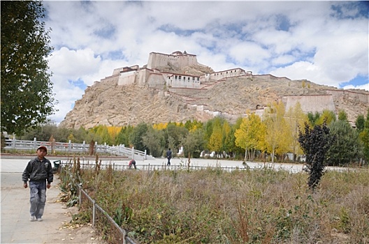 西藏江孜宗山英雄纪念碑