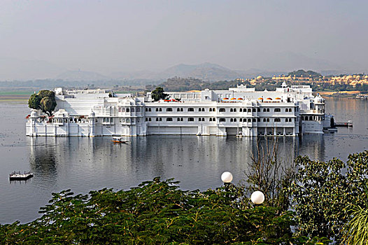 湖,宫殿,酒店,皮丘拉,乌代浦尔,拉贾斯坦邦,北印度,印度,南亚,亚洲