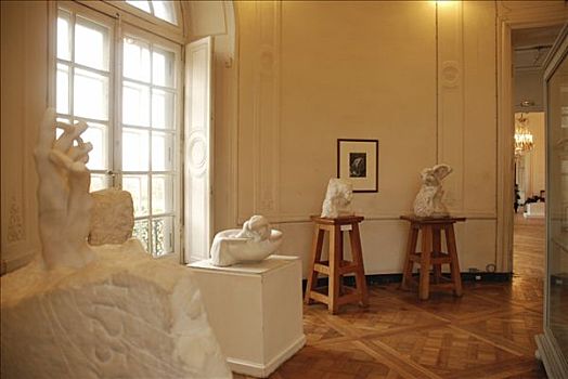 室内,罗丹博物馆,巴黎,法国