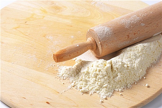小麦粉,擀面杖