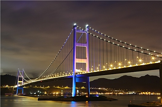 夜景,桥