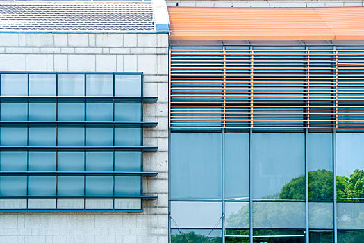 上海陆家嘴现代建筑玻璃窗户
