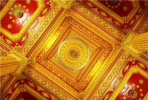 天花板,装饰,泰国,风格