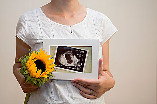 孕妇,照片,婴儿