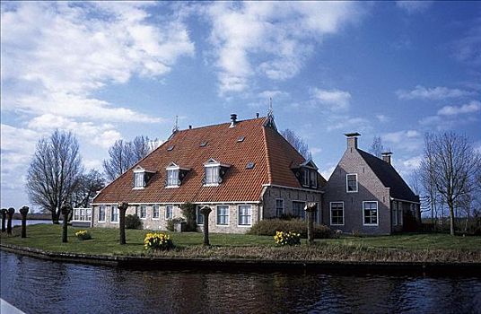 房子,弗里斯兰省,荷兰,欧洲